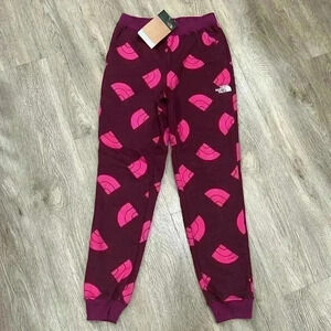 The North Face Girls’ Fleece Joggers, Large (Size 12)